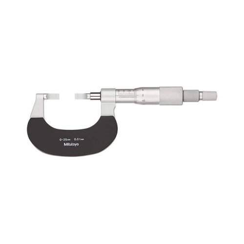 Panme cơ đo rãnh 0-25mm/0.01mm kiểu D - 122-141 - Mitutoyo