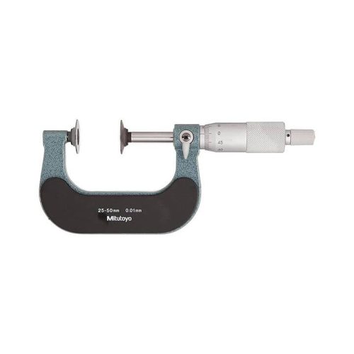 Panme cơ đầu đĩa đo bước răng 25-50mm/0.01mm - 123-102 - Mitutoyo