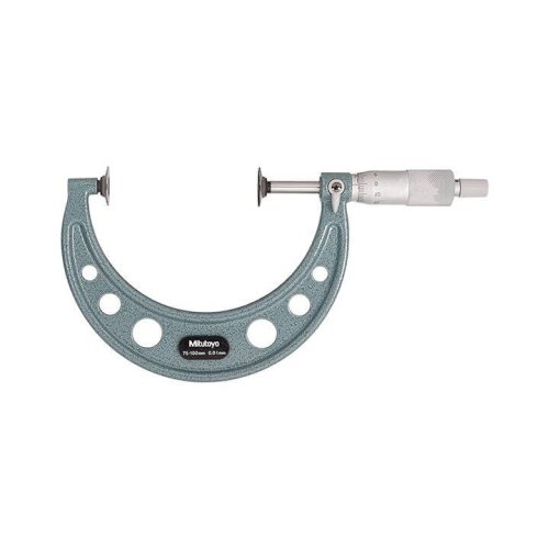 Panme cơ đầu đĩa đo bước răng 75-100mm/0.01mm - 123-104 - Mitutoyo