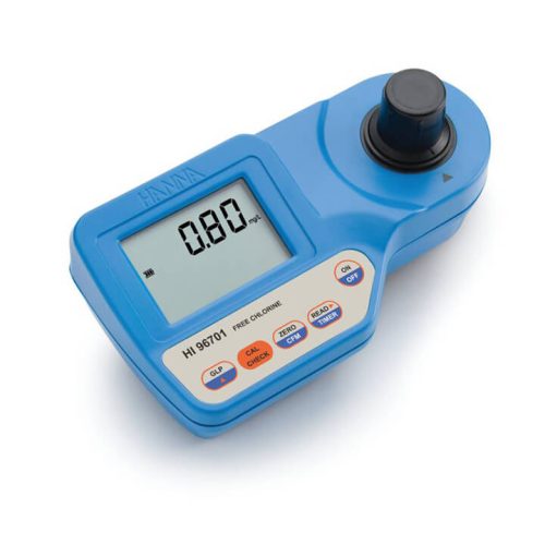 Bộ Máy Quang Đo Clo Dư Kèm Dung Dịch Chuẩn - HI96701C - Hanna