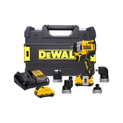 Bộ máy Khoan Pin 6.35mm, 12V - DCD703D2-B1 - Dewalt
