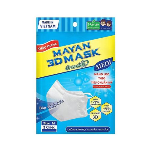 Khẩu trang 3D Mask - Mayan - 8936010541016